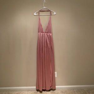 long silky dress